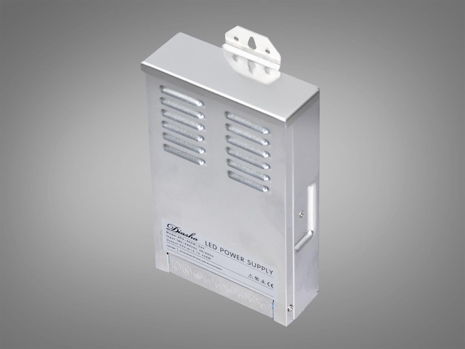 Блок живлення 24 В із захистом від дощу 400 Вт 16,67А (PPF-B400w-24V)