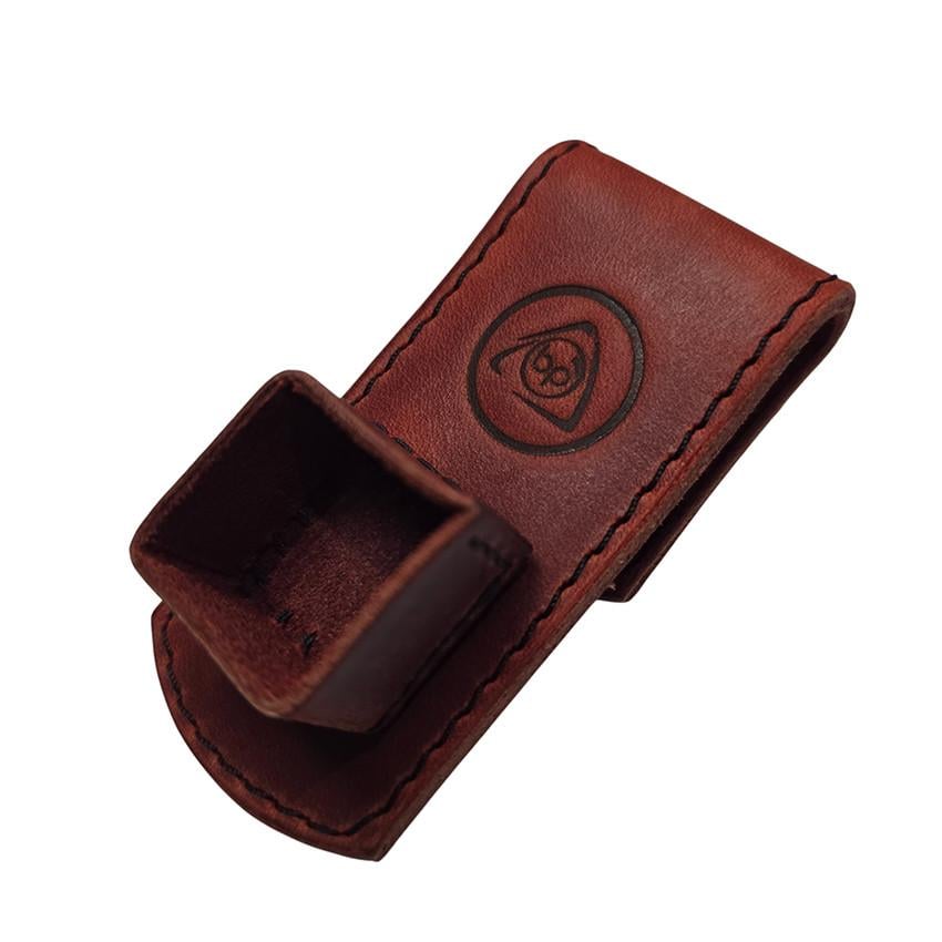 Держатель для мела кожаный Billiard-Prime Красный