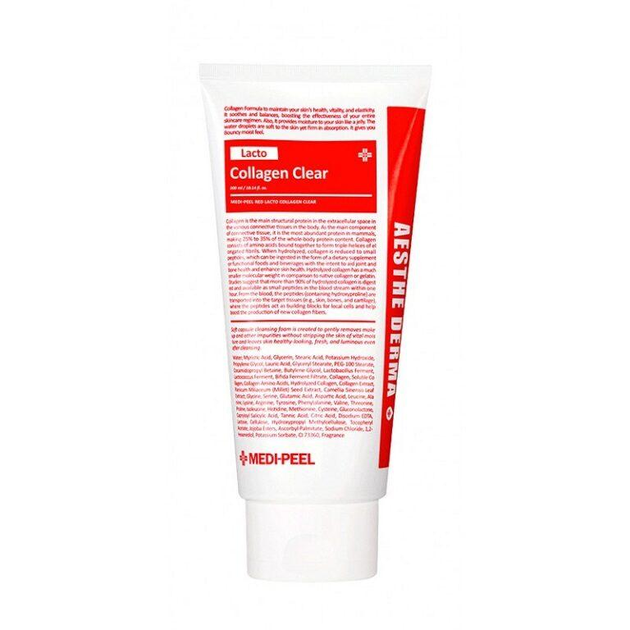 Пінка очищуюча для вмивання з колагеном MEDI-PEEL Red Lacto Collagen Clear 300 мл (4551)