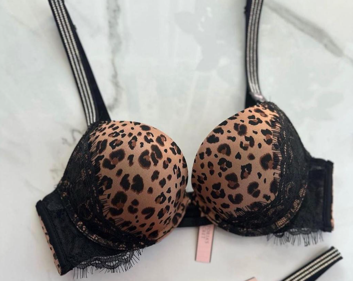 Бюстгальтер Victoria’s Secret 80С Леопардовый (1603)