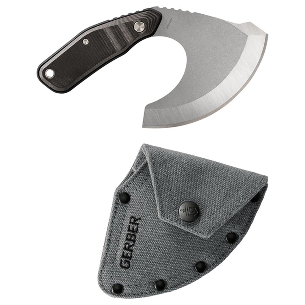 Ніж туристичний Gerber Downwind Ulu 16,3 см Black (1059842) - фото 2