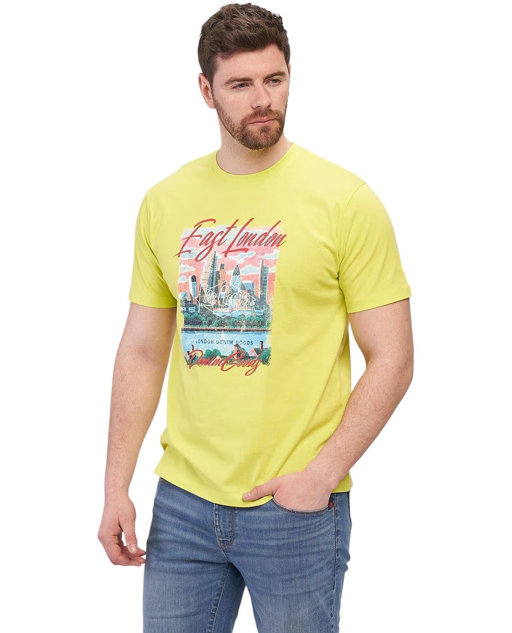 Футболка мужская Lee Cooper 10196392.Y78 XL Желтый (4894534352584)