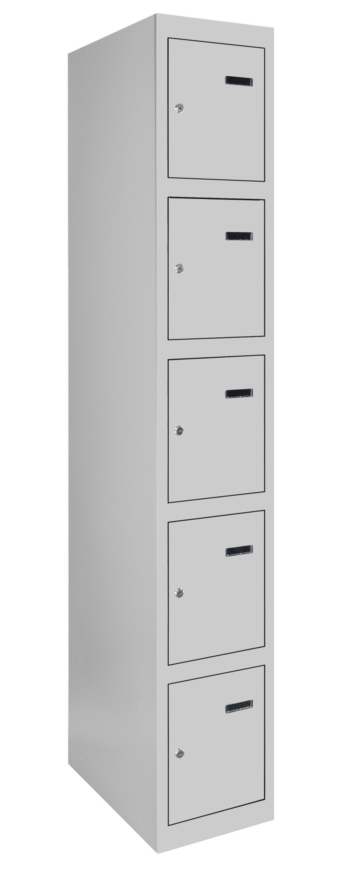 Шкаф ячеичный КСМ 5/30 металлический сборно-разборной RAL 7035 (8570164)