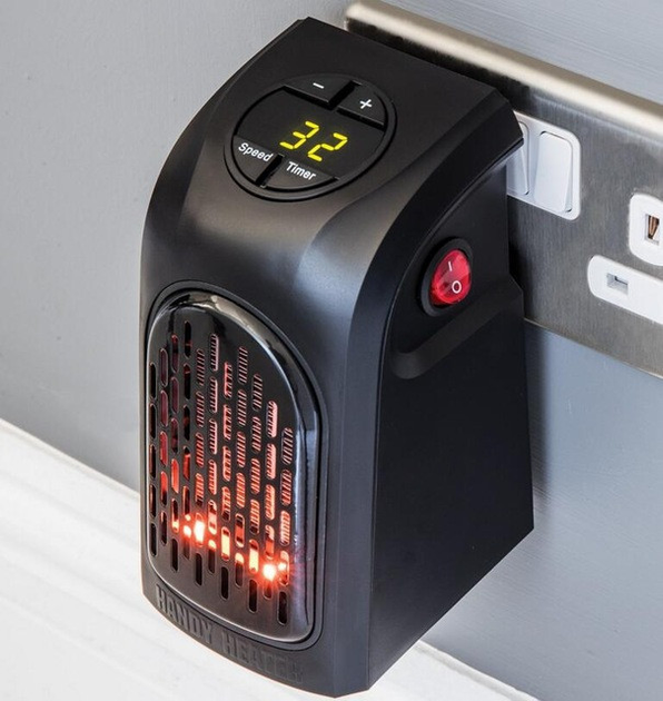 Настенный обогреватель Handy Heater с керамическим элементом/термостатом/LED-экраном 400 Вт (ML-05165) - фото 12 Настенный обогреватель Handy Heater с керамическим элементом/термостатом/LED-экраном 400 Вт (ML-05165) - фото 12