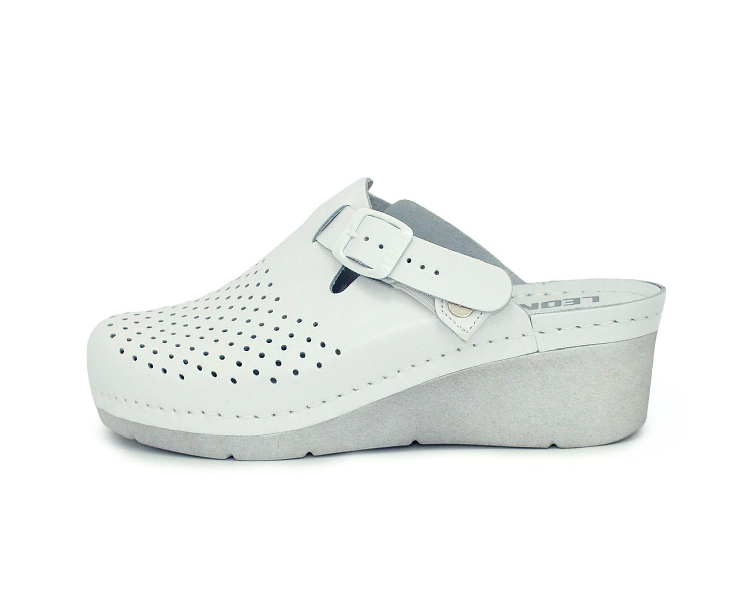 Женские сандалии кожаные Leon 1000 р. 39 Белый