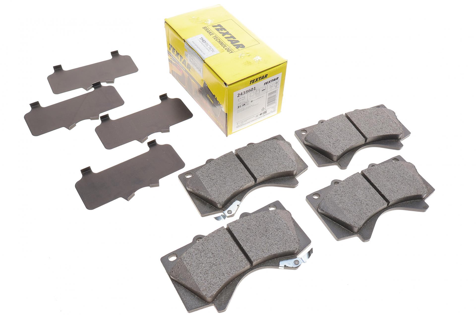 Колодки тормозные передние TEXTAR 2438601 Toyota Land Cruiser 200 08- Advics
