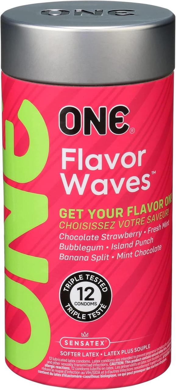 Презервативи ONE Flavor Waves смакові 12 шт.