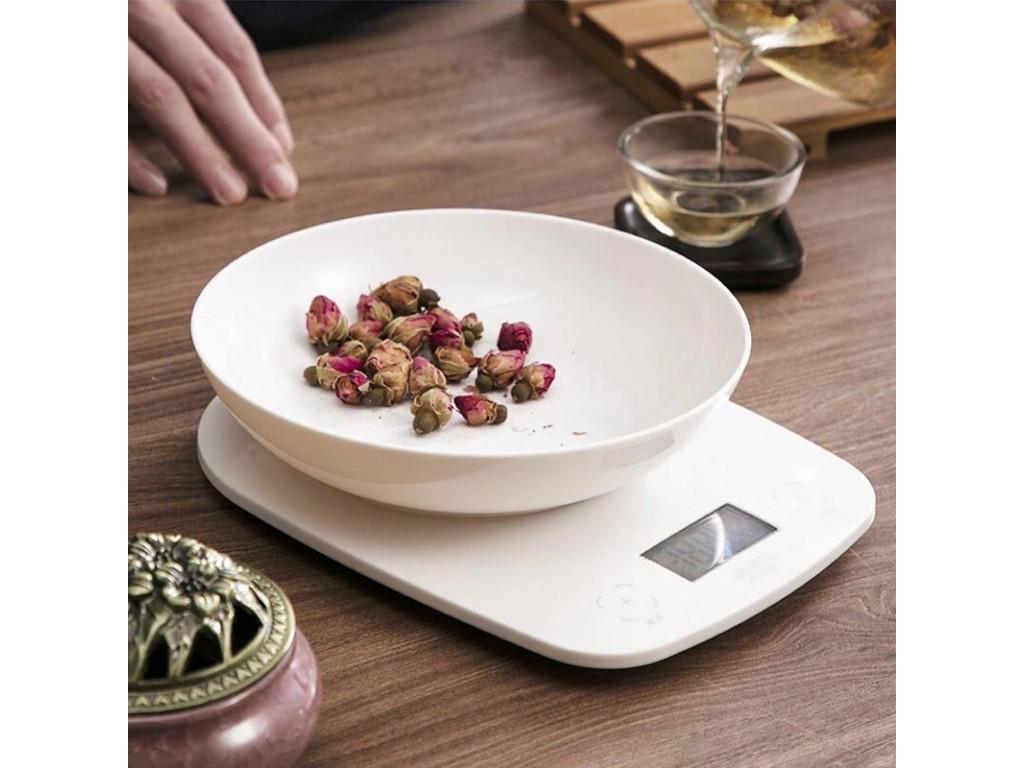 Ваги електронні кухонні Senssun Electronic Kitchen Scale EK9643K White - фото 6