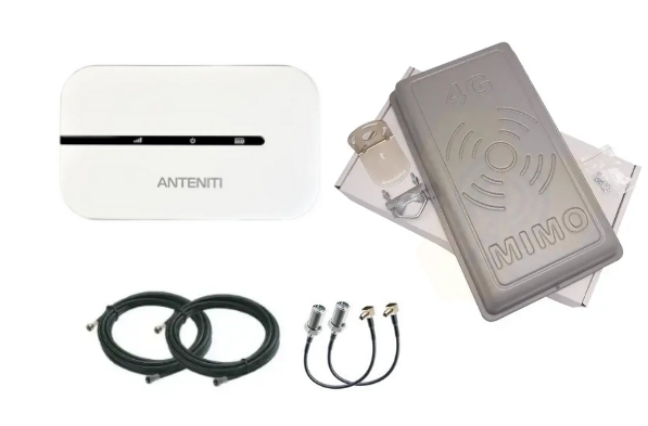 Wi-Fi роутер ANTENITI E5576 с антенной R-Net MIMO 2Х17 дБ 900-2700 МГц