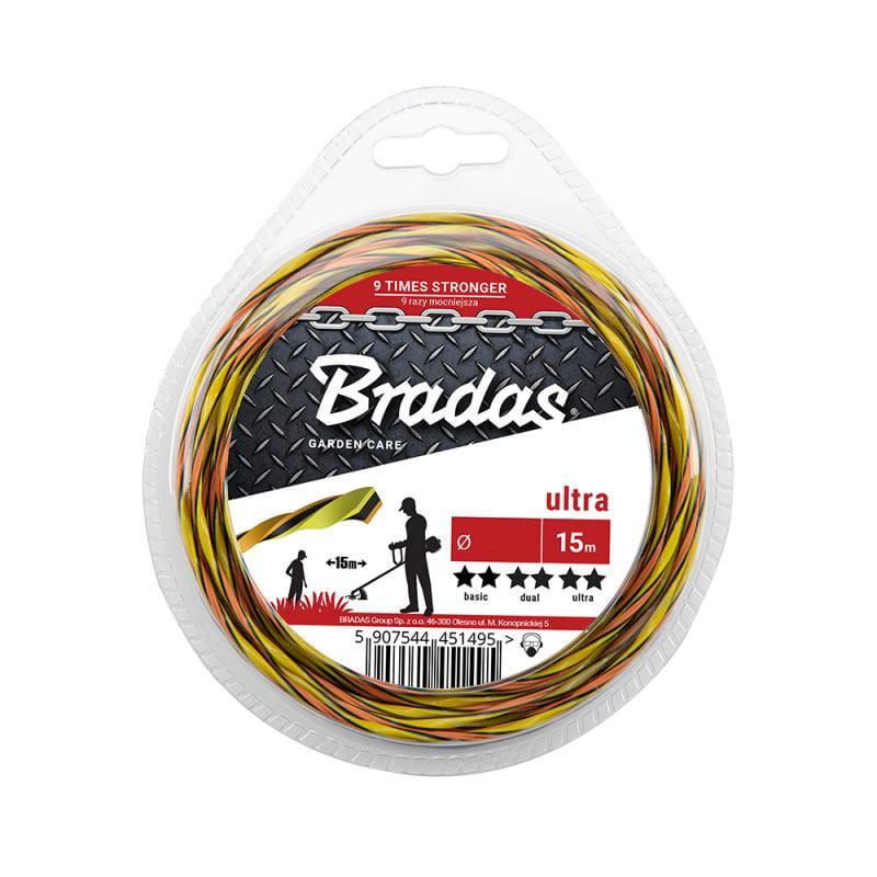 Леска для триммера Bradas ULTRA L3 1,6x15 м (ZUL3T1615B) Леска для триммера Bradas ULTRA L3 1,6x15 м (ZUL3T1615B)