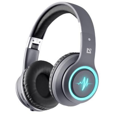 Гарнитура Defender FreeMotion B571 Bluetooth 3,5 мм LED Grey (36262957)