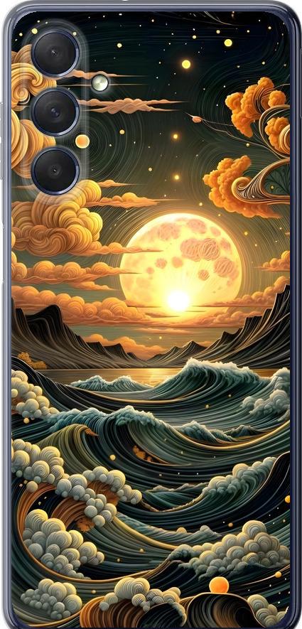 Чехол на Samsung Galaxy M54 Арт волны (6332u-3039-42517)