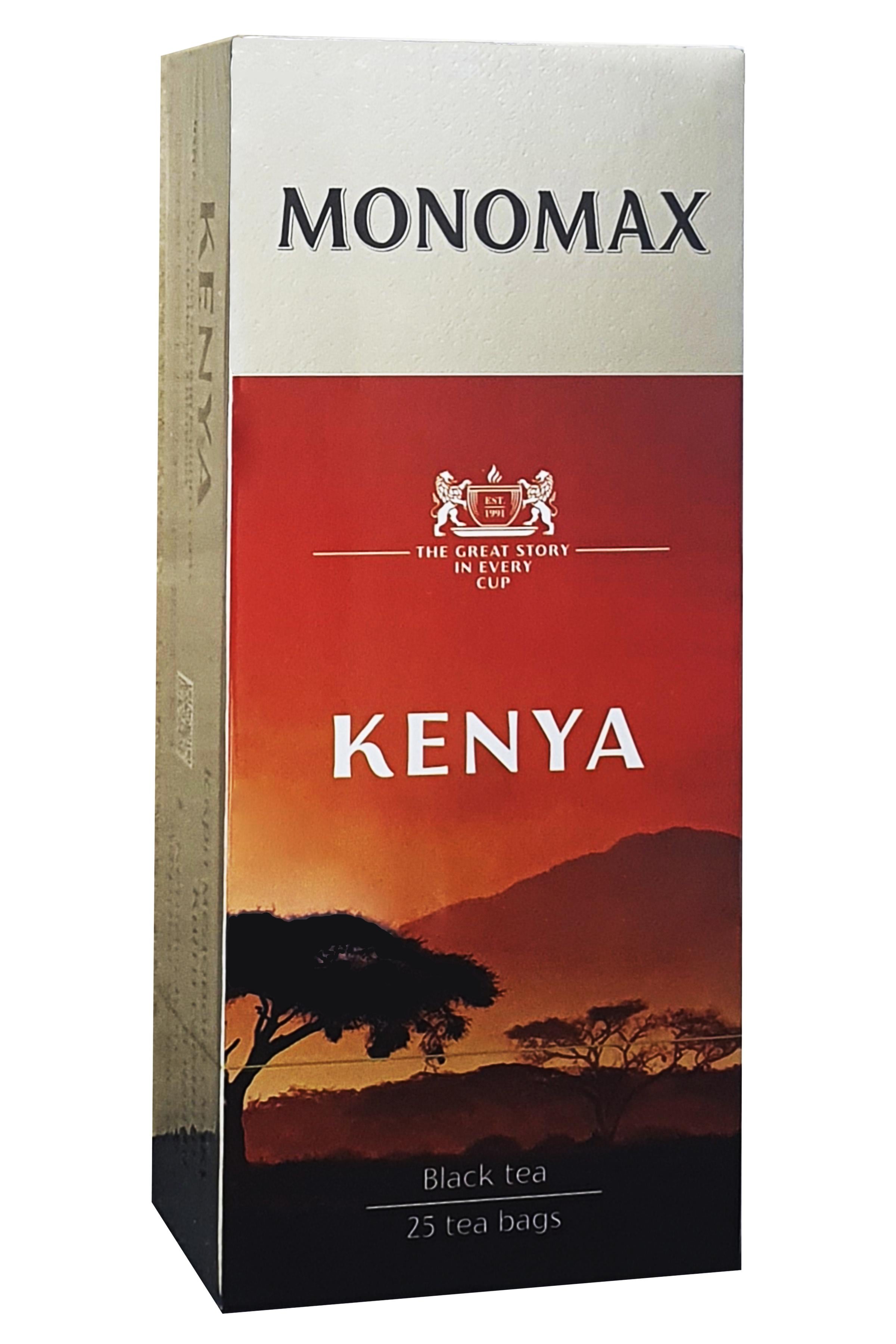 Чай черный Monomax KENYA в пакетиках 25х1,5 г (52144)