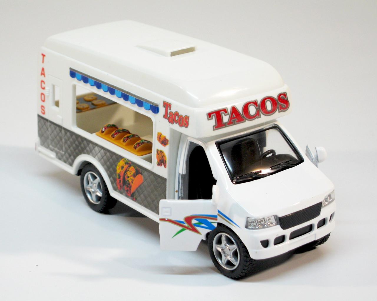 Машина металлическая KS5255W Tacos truck - фото 7 Машина металлическая KS5255W Tacos truck - фото 7