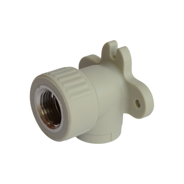 Колено полипропиленовое Formul PPR Ду 20 мм x 1/2" для труб внутренняя резьба-пайка с креплением (TAR-000057405)