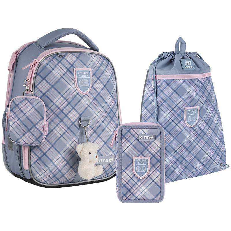 Школьный рюкзак KITE SET K25-555S-6 College Line Girl с пеналом и сумкой для обуви (995176) - фото 1 Школьный рюкзак KITE SET K25-555S-6 College Line Girl с пеналом и сумкой для обуви (995176) - фото 1