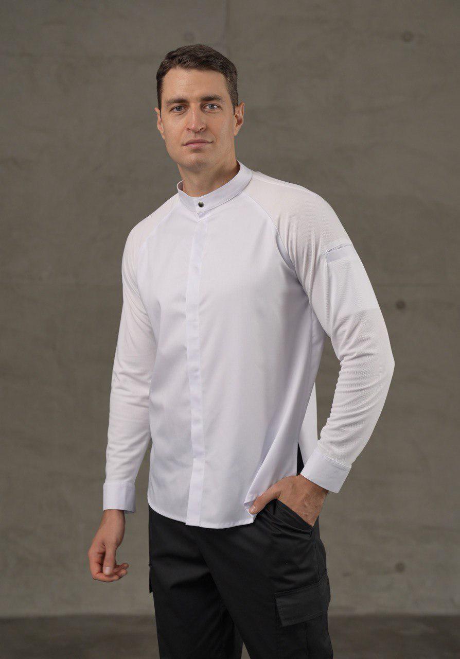 Китель-реглан чоловічий кухарський S Білий