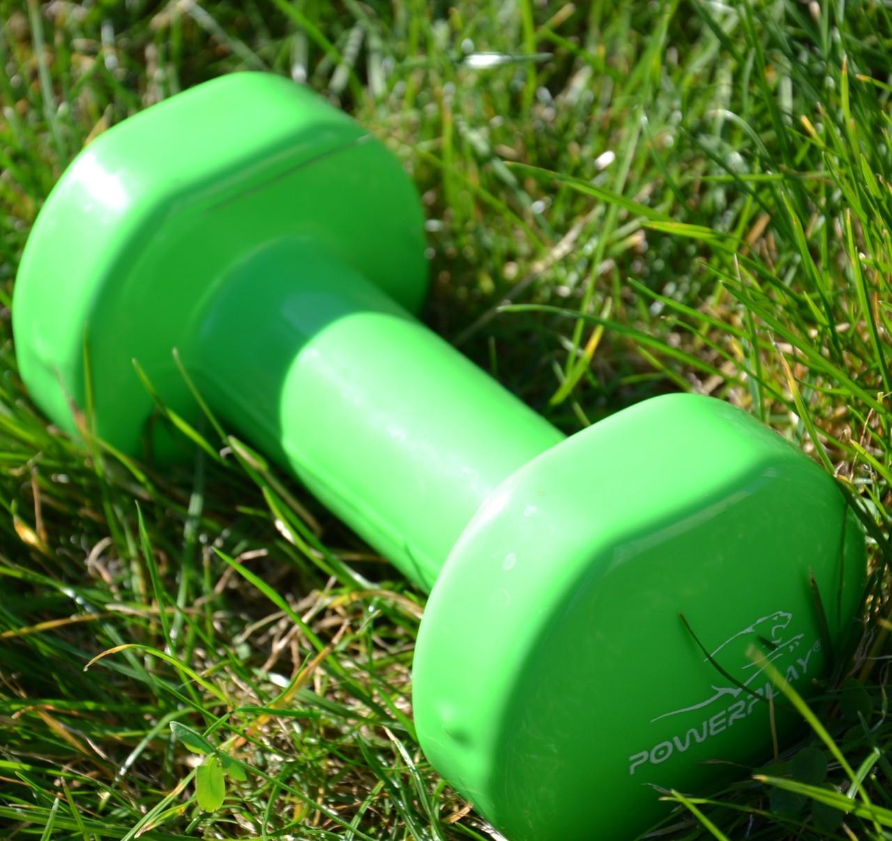 Гантель виниловая PowerPlay PP 4103 1 шт. 1,5 кг Зеленый (A-013162) - фото 6 Гантель виниловая PowerPlay PP 4103 1 шт. 1,5 кг Зеленый (A-013162) - фото 6