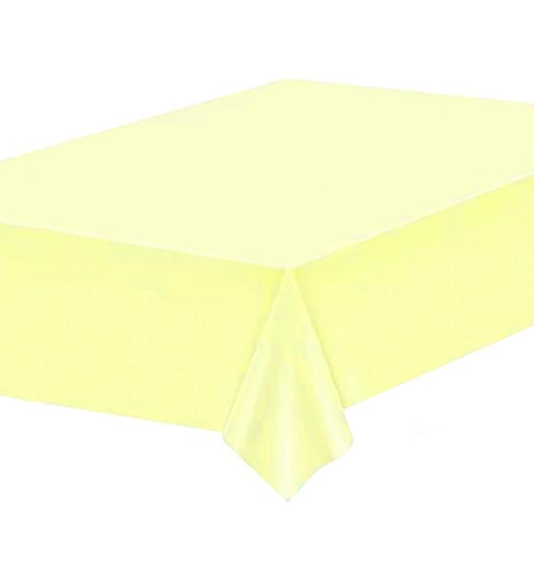 Скатерть на праздник 137х182 см Светло-желтый (10372)