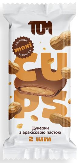 Конфеты ТОМ с арахисовой пастой в молочном шоколаде 38 г