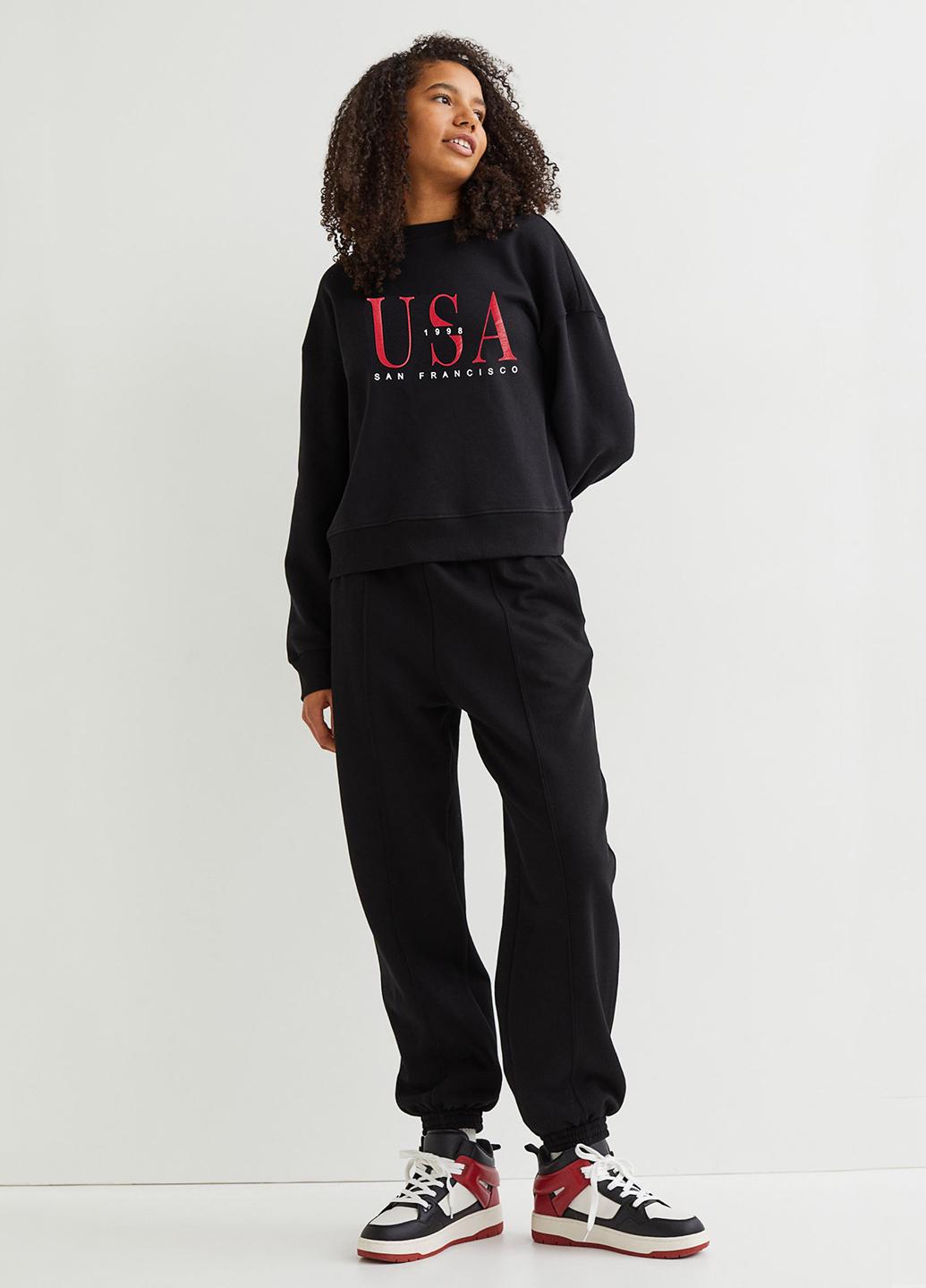 Свитшот H&M S Черный (698328b49)