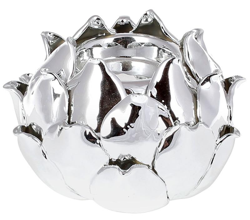 Подсвечник Miliani Артишок 10,5х11х8 см Серебро (BD-727-341)