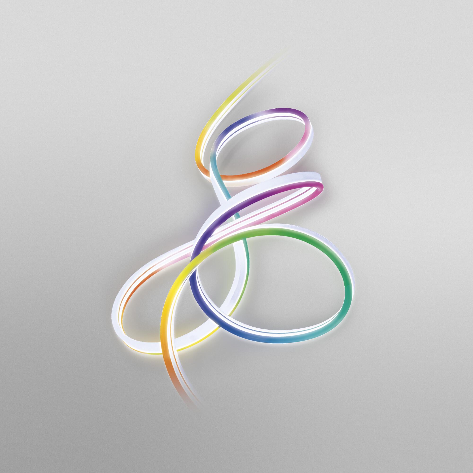 Стрічка світлодіодна Ledvance Neon Flex RGB USB 4 Вт з пультом 2 м (28327875) - фото 3