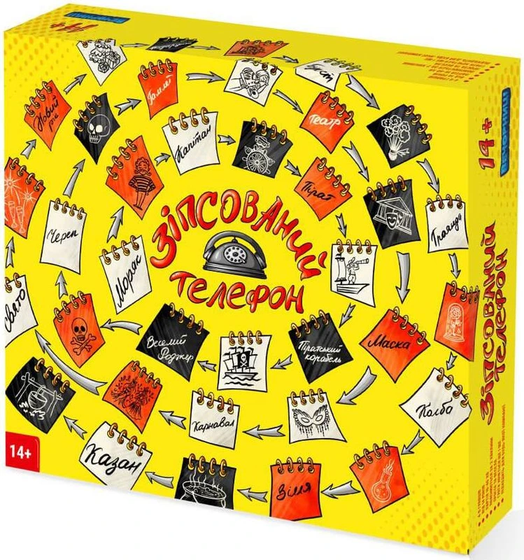 Настільна гра "Зіпсований телефон Telestrations" (20214)