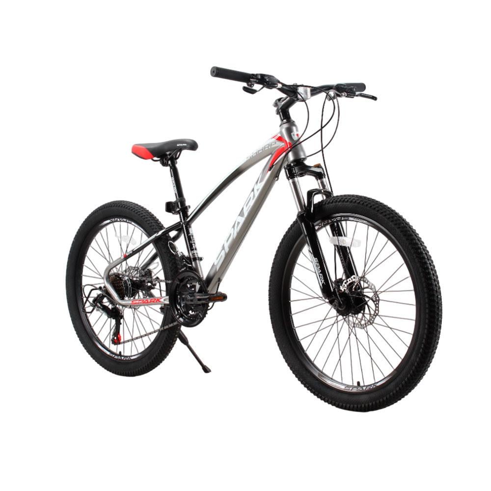 Велосипед Spark SHARP JR. колеса 24" сталева рама 12" Темно-сірий (2919338308)