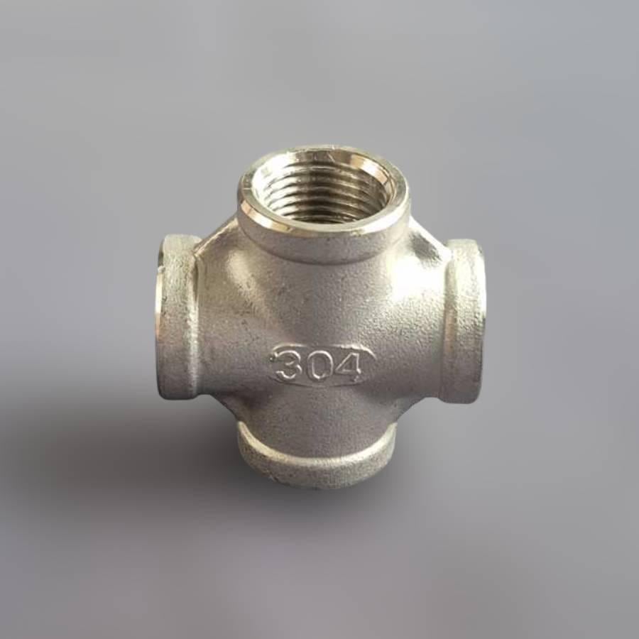 Крестовина DN15 ВР BSPP равнопроходная н/ж сталь AISI304 Class 150 1/2" (29203281) - фото 9 Крестовина DN15 ВР BSPP равнопроходная н/ж сталь AISI304 Class 150 1/2" (29203281) - фото 9