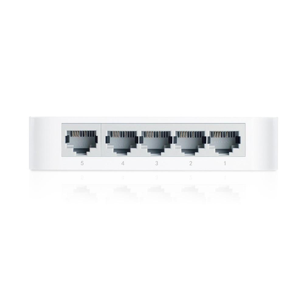 Комутатор Desktop Switch TP-Link TL-SF1005D 5 портів 10/100 Мбіт/с Fast Ethernet White (150112) - фото 5
