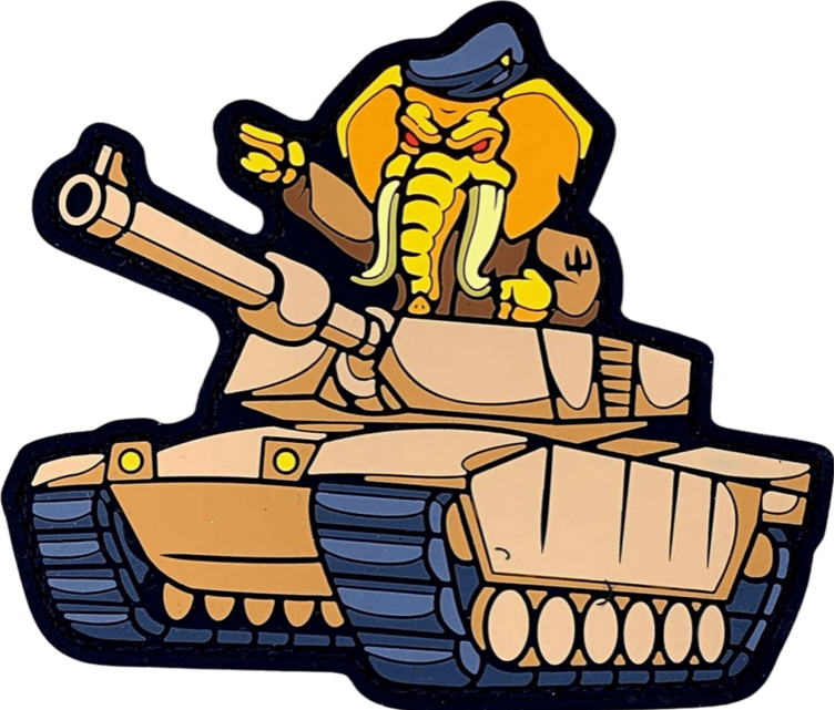 Патч Слон FM Танкист (PATCH-0285)