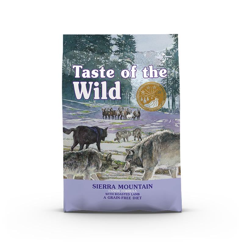 Корм сухой Taste of the Wild Sierra Mountain Canine Formula с запеченным ягненком для собак всех пород на всех стадиях жизни 2 кг (0074198612345) - фото 2