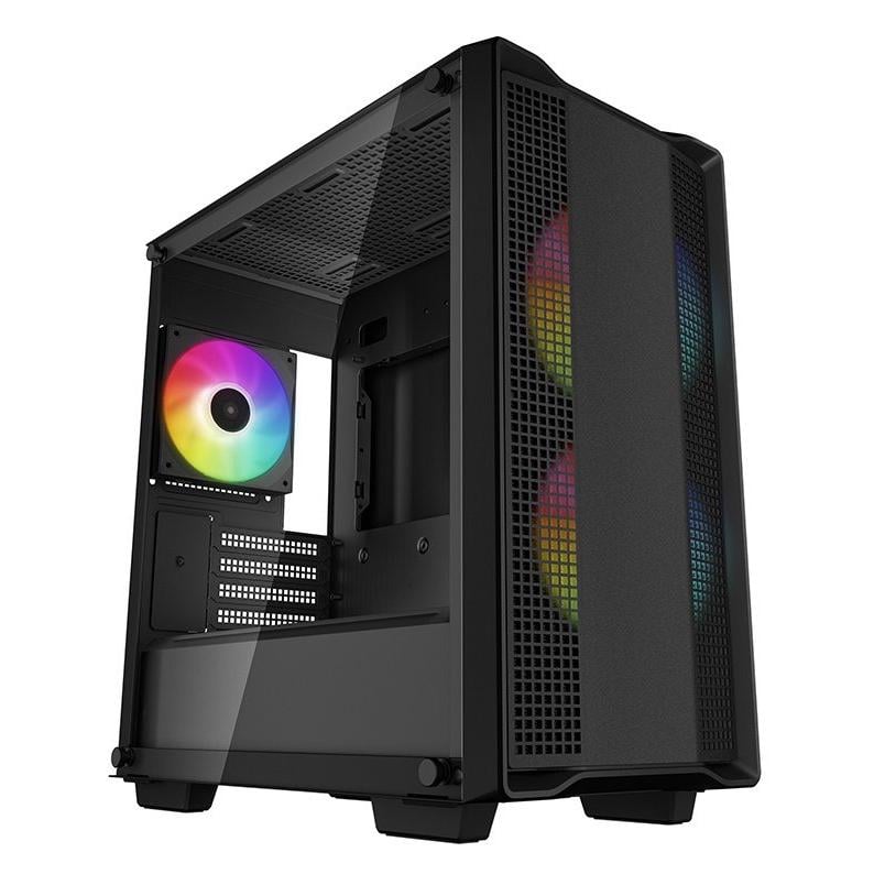 Корпус для ПК Deepcool CC360 ARGB Mini-Tower PSU MicroATX/Mini-ITX Black (R-CC360-BKAPM3-G-1)
