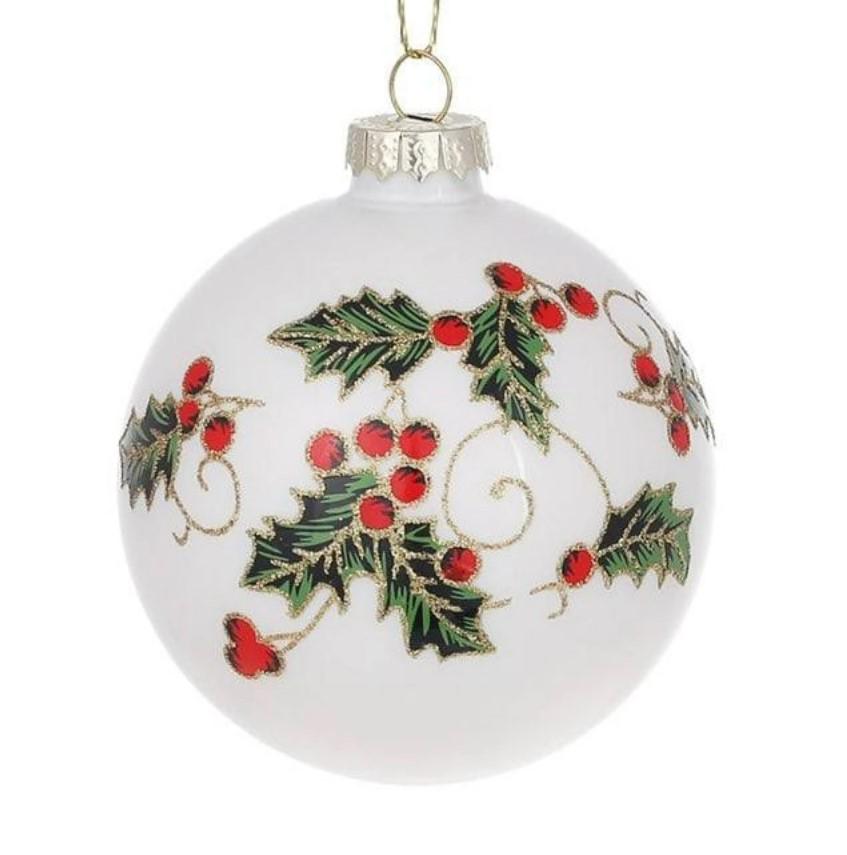 Набор стеклянных шариков 8 см 6 шт. (12594)