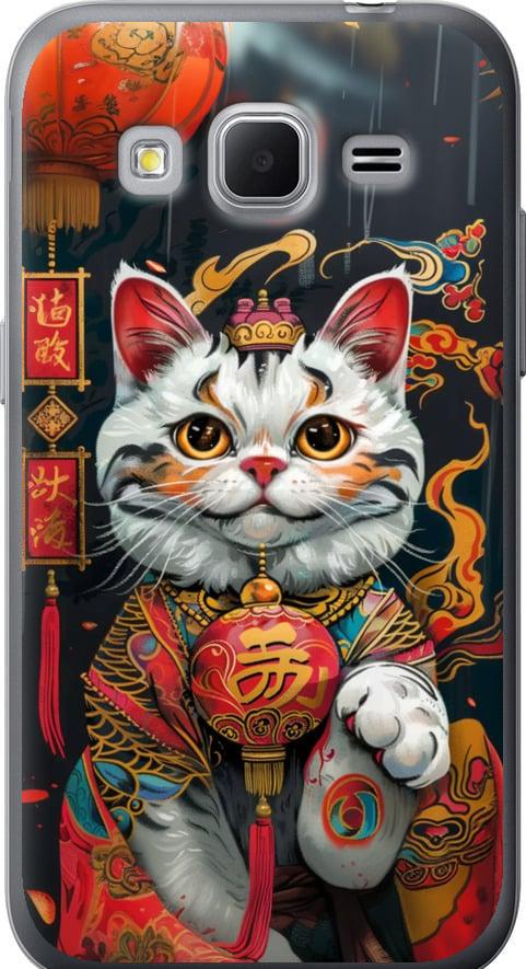 Чехол на Samsung Galaxy Core Prime G360H China Cat v2 (6135u-76-42517) Чехол на Samsung Galaxy Core Prime G360H China Cat v2 (6135u-76-42517)