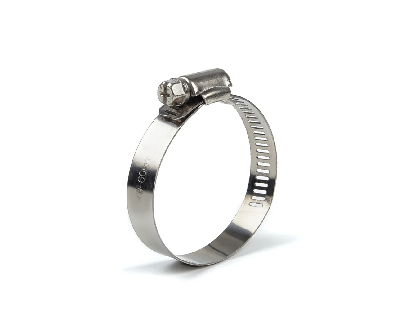 Хомут W2 40-60 нержавіюча сталь 25 шт. (2428850647) - фото 1