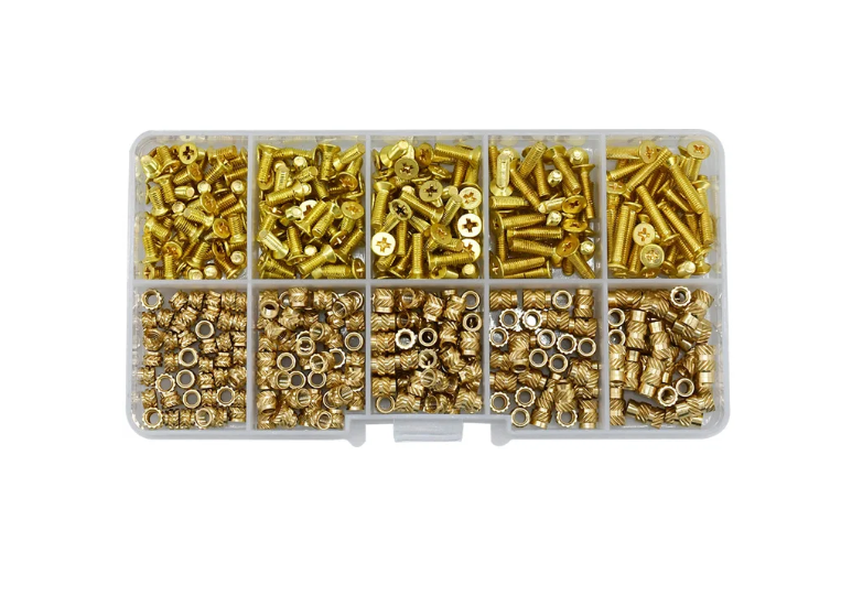 Набор термогайки и латунные винты для 3D печати и моделирования Spec М3 мм 420 шт. (SP-16734420) - фото 3 Набор термогайки и латунные винты для 3D печати и моделирования Spec М3 мм 420 шт. (SP-16734420) - фото 3