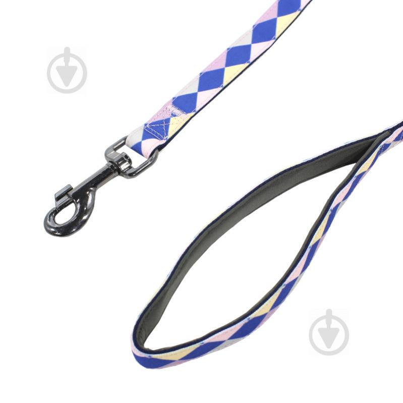Ошейник для собак TUFF HOUND TC00305 Кhombus (2.0*38-51) с поводком принтом