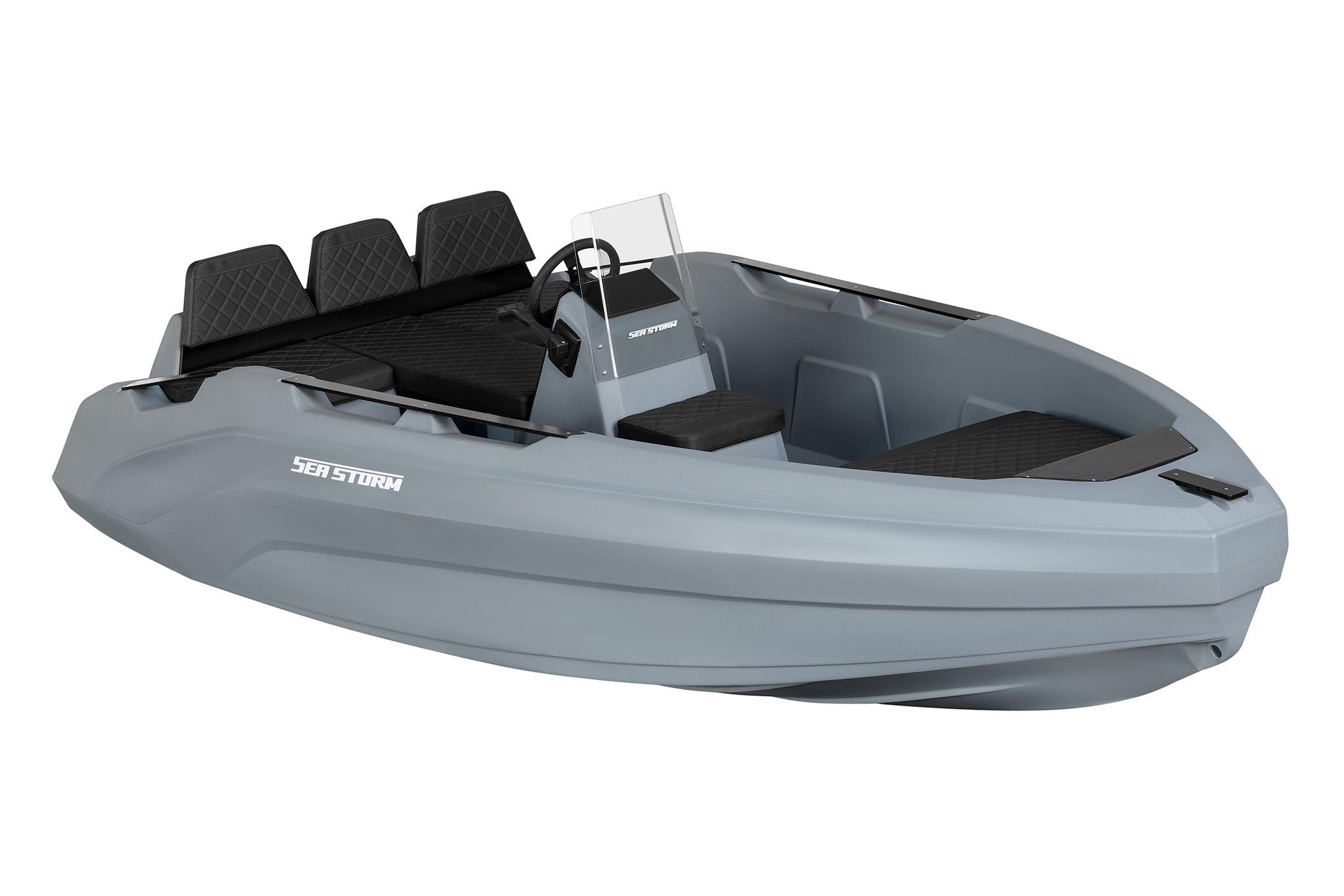 Човен пластиковий SeaStorm 14 HDPE Advantage Сірий (11409514)