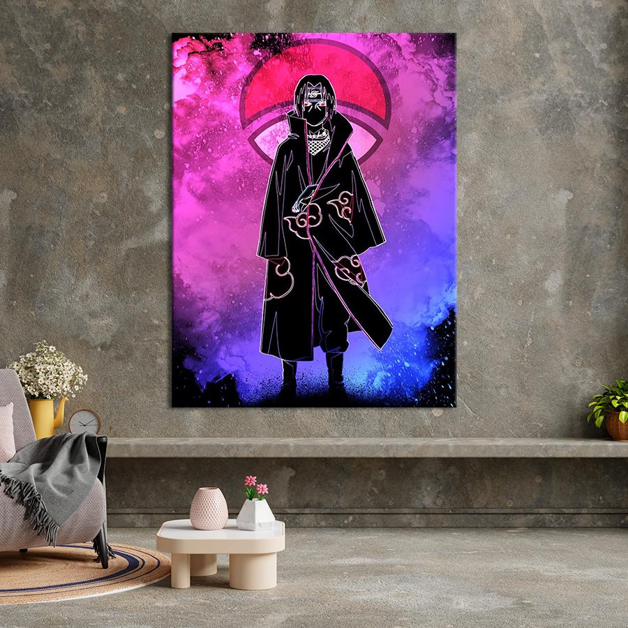 Настенний декор Мрачный Итати Утиха из аниме Наруто 50x38 см (YA-130)