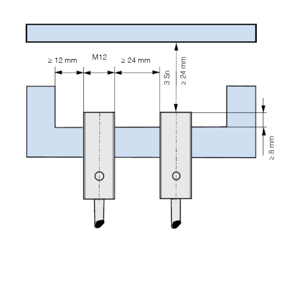 Индуктивный датчик M.D. Micro Detectors S.p.A. M12 Sn=8 мм NO/PNP разъем M12 (AM1/AP-4H) - фото 5