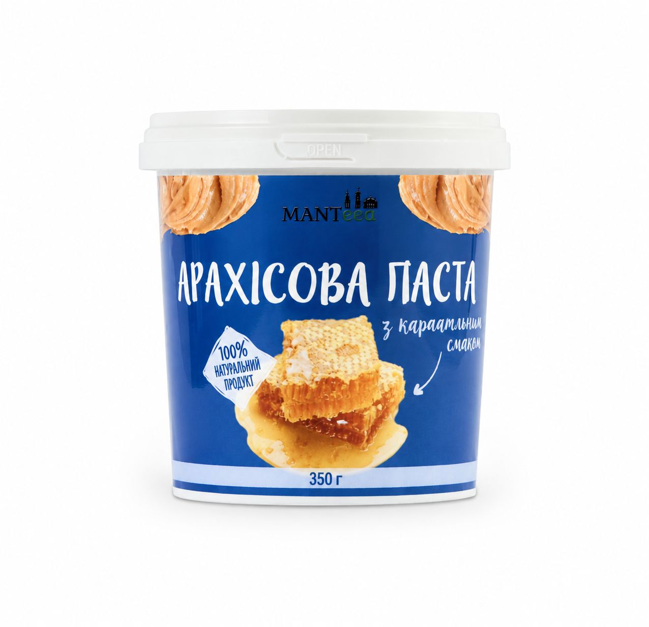 Ореховая паста Manteca Арахисовая паста с медом 350 г (MNT-50021) Ореховая паста Manteca Арахисовая паста с медом 350 г (MNT-50021)