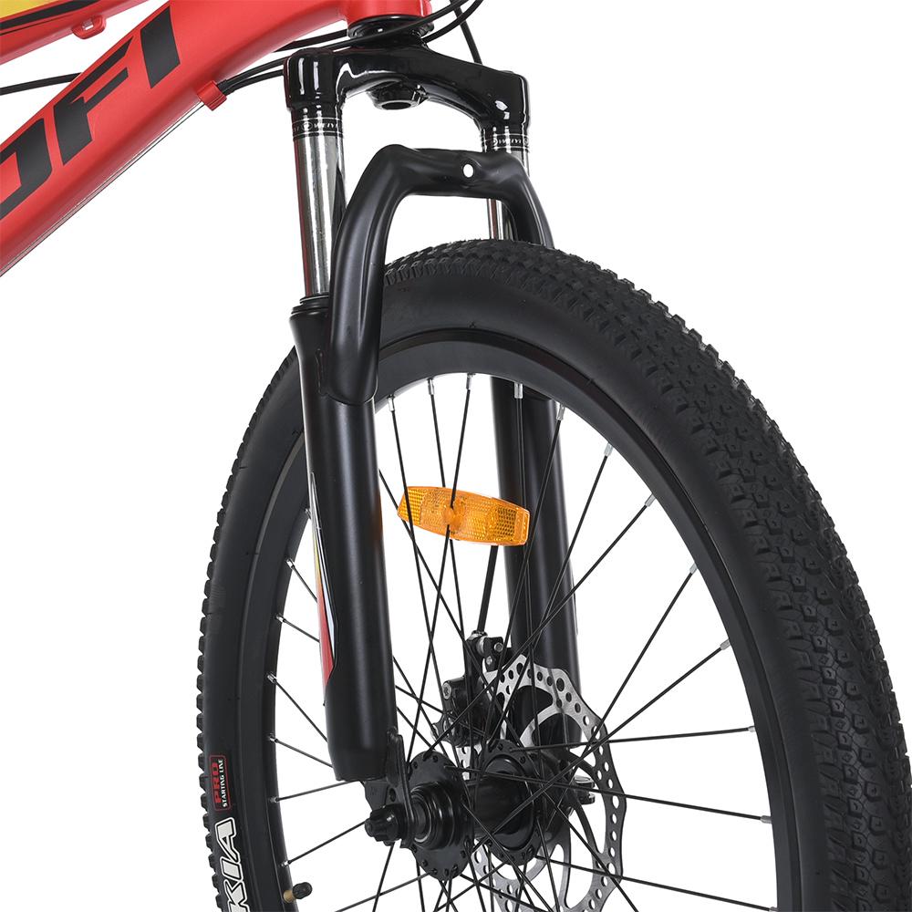 Велосипед спортивный MTB2401-1 рама 11" Красный (25164379) - фото 5 Велосипед спортивный MTB2401-1 рама 11" Красный (25164379) - фото 5