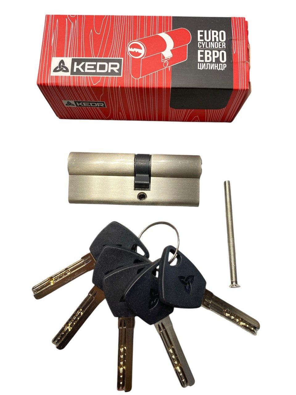 Цилиндр латунный Kedr BRASS M 80 ZN 45x35 brass key (ЗФ 6197)