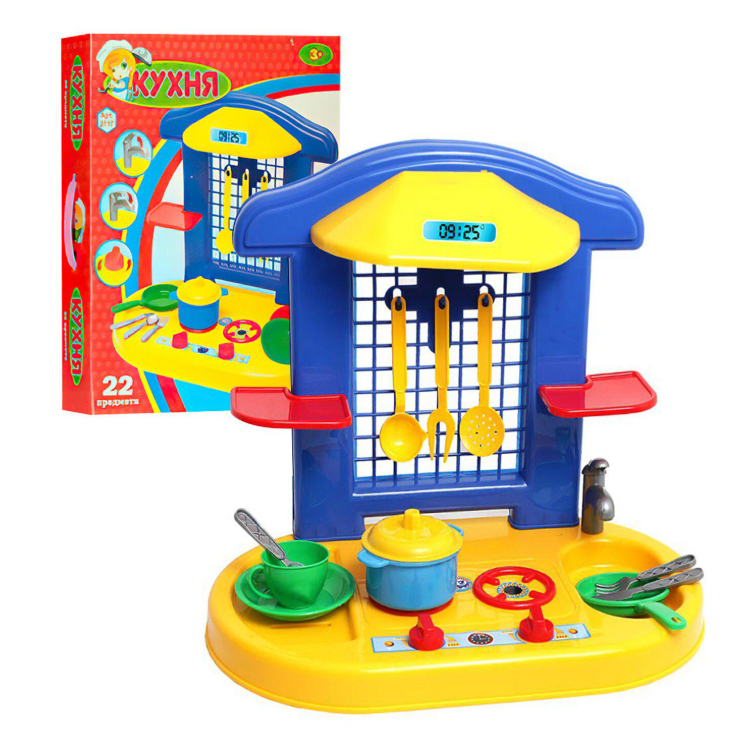 Игровой набор кухня с игрушечной посудой (988) Игровой набор кухня с игрушечной посудой (988)
