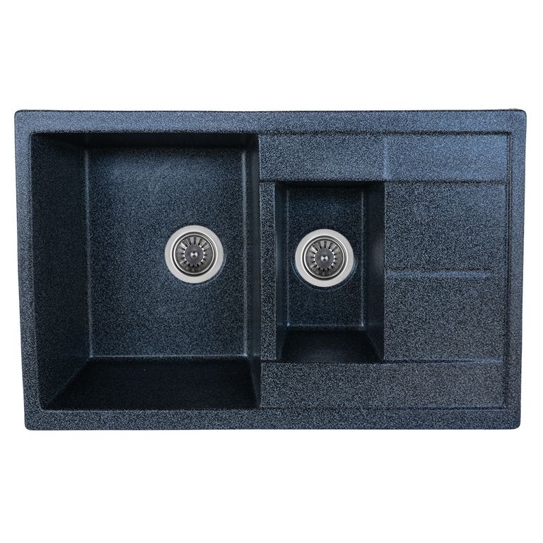 Мийка кухонна Platinum Kessan 7850 Ws Графіт (353198)