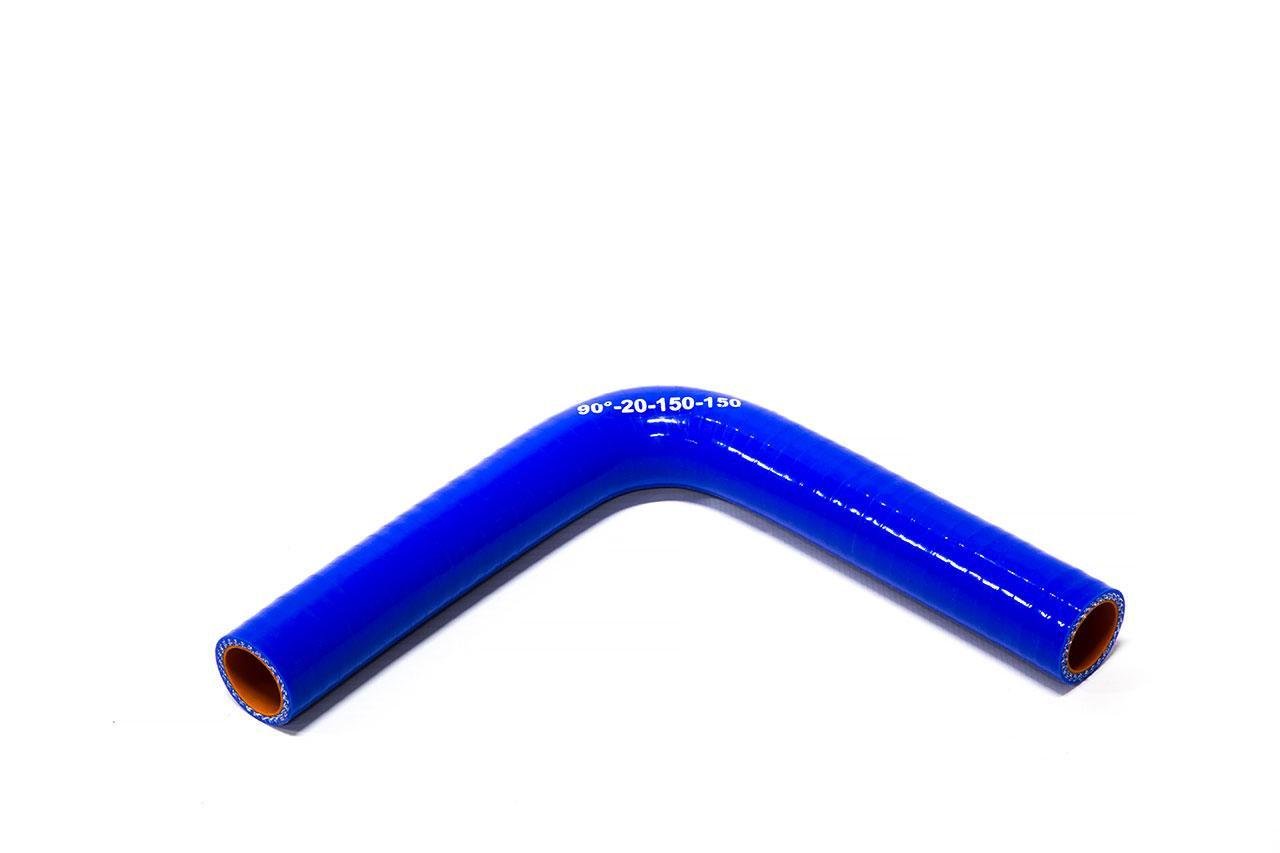 Патрубок 150х150 мм 90° d 20 товщина 4 мм (1410239815)