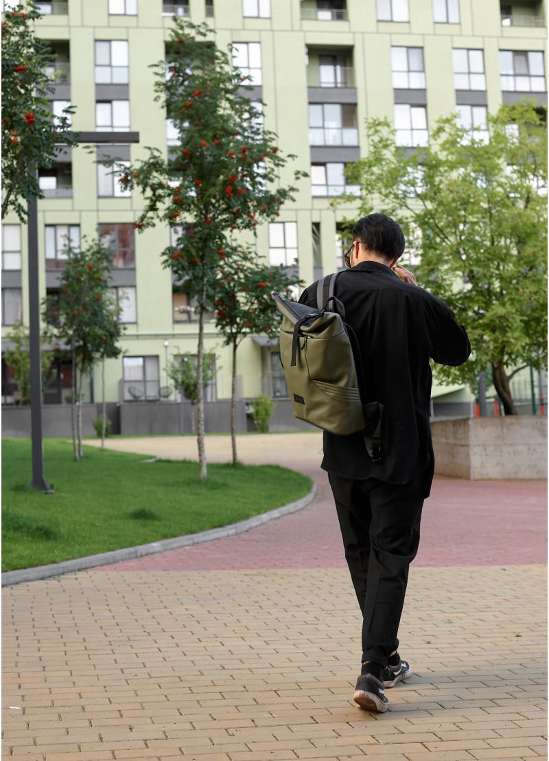 Рюкзак чоловічий Sambag RollTop X Хакі (24238710) - фото 10 Рюкзак чоловічий Sambag RollTop X Хакі (24238710) - фото 10