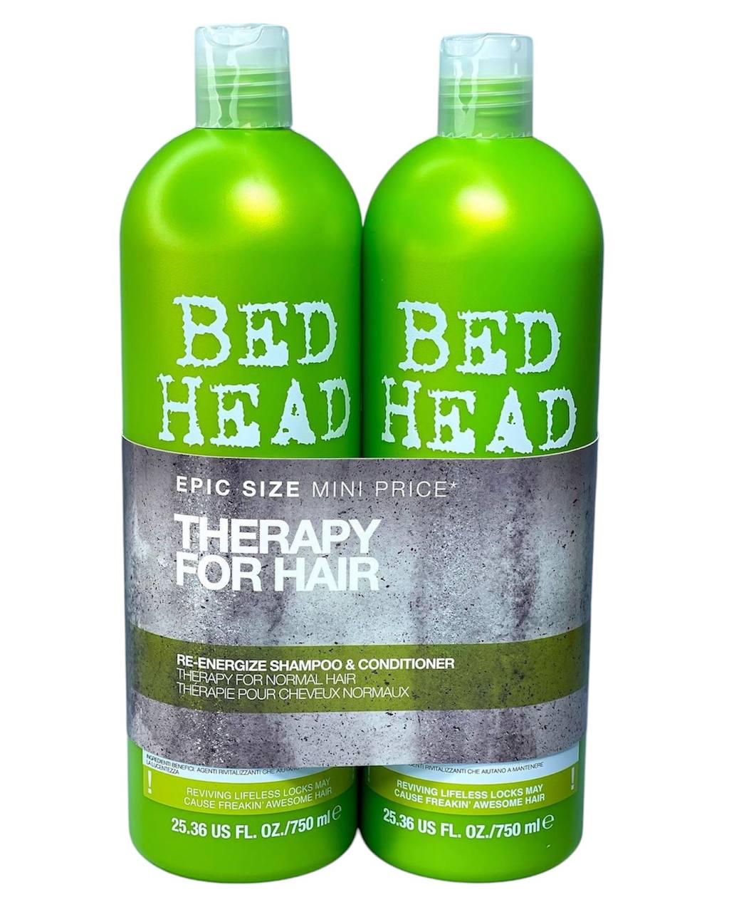 Набор для укрепления нормальных волос TIGI Bed Head Re-energize shm/750 мл и cond/750 мл